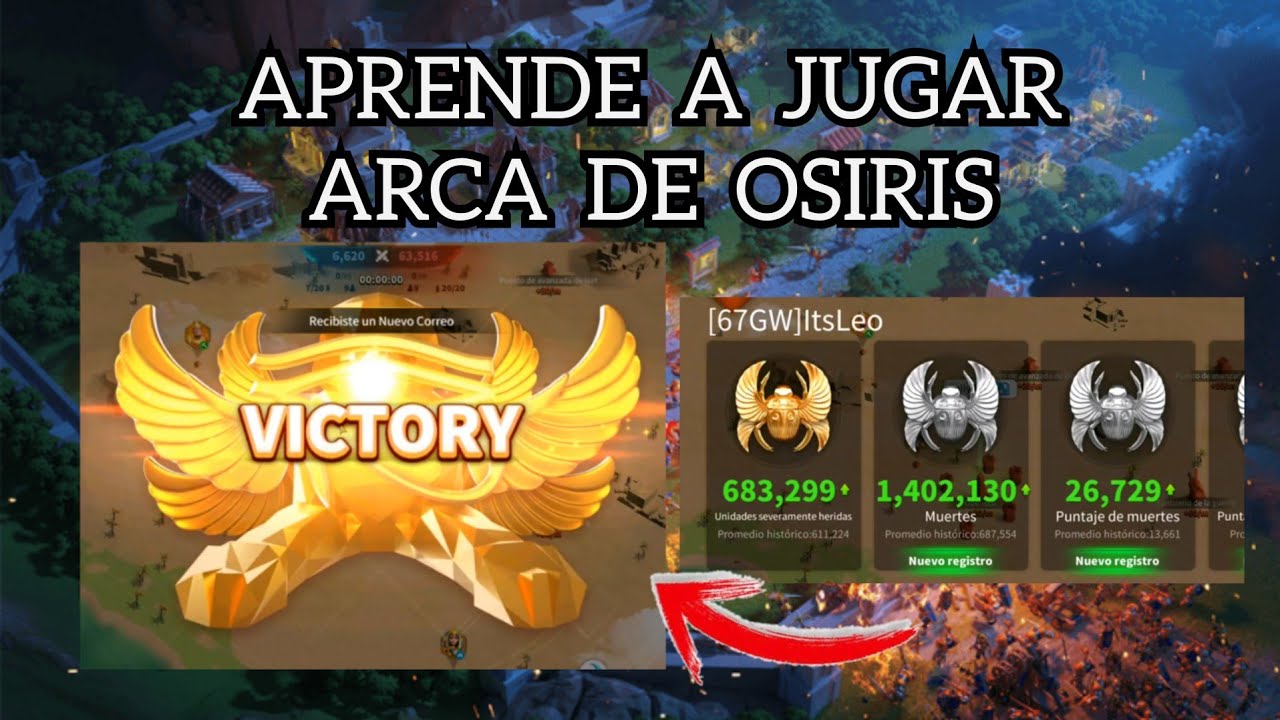 JUGAR Y GANAR ARCA DE OSIRIS | ESTRATEGIAS | RISE OF KINGDOMS ESPAÑOL
