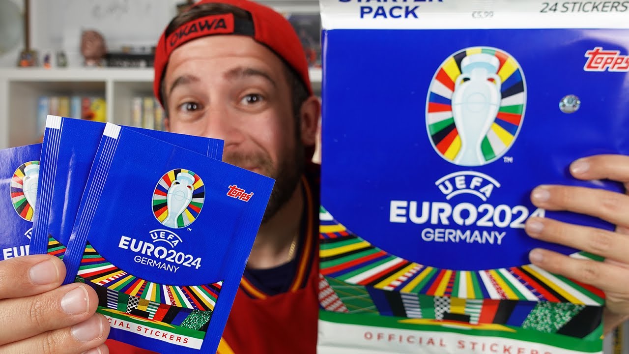 YA ESTÁ AQUÍ!! STICKERS EURO 2024! LA COLECCION DE CROMOS DE LA EUROCOPA! ÁLBUM y SOBRES!