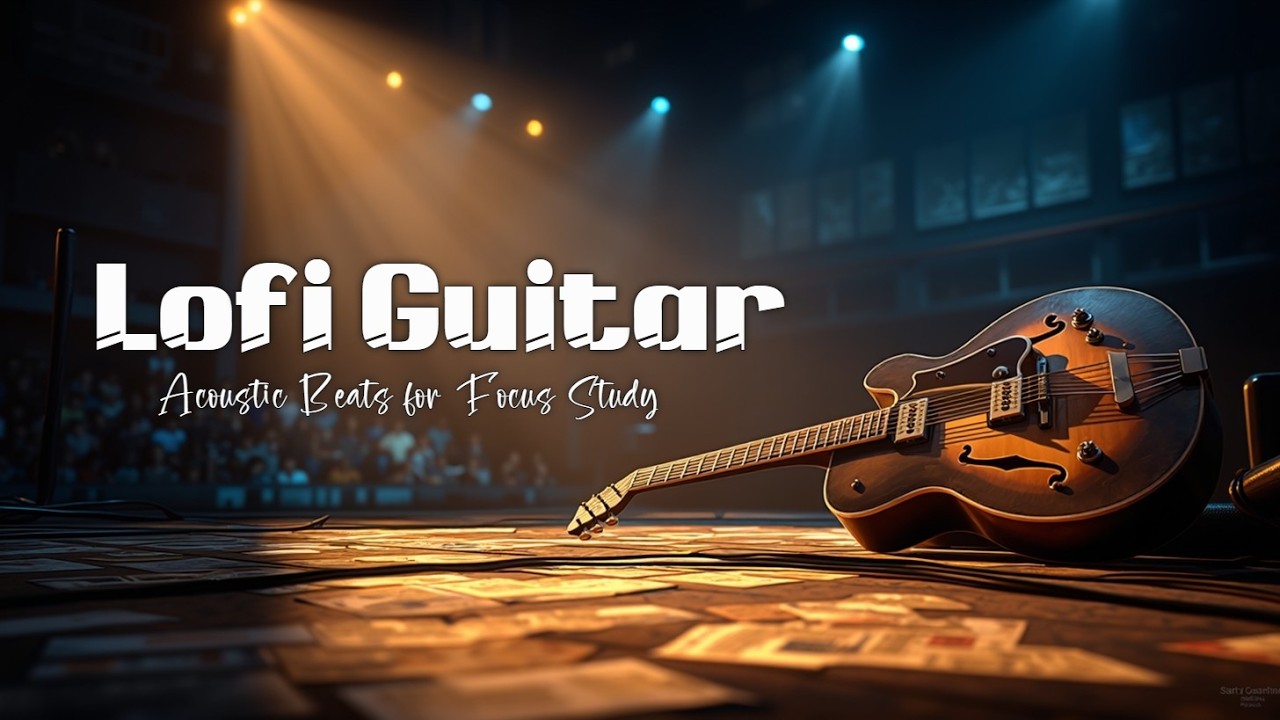 Спокойная лоу-фай гитарная музыка для сна - Расслабляющий инструментальный фон
