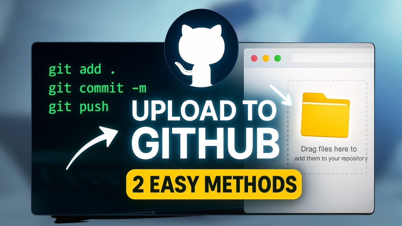 How to Upload Your Project to GitHub Using Git | Step-by-Step for Beginners 2025