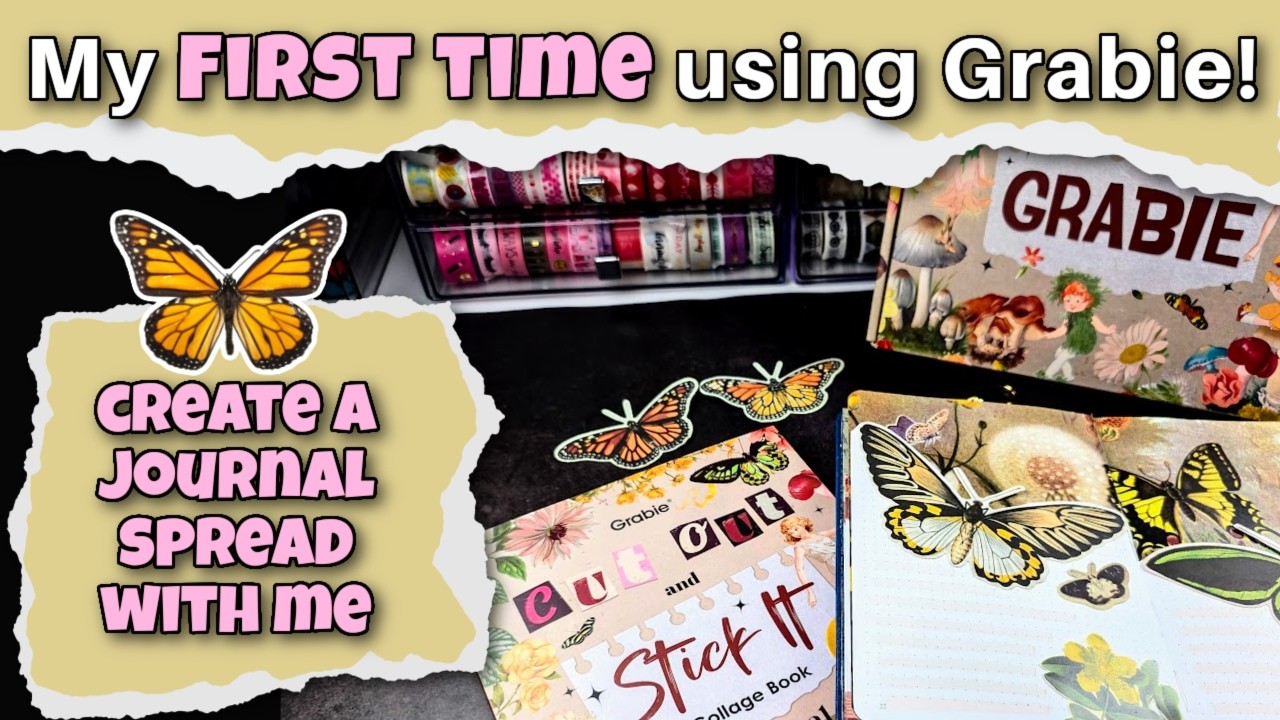 First Time Using Grabie 👀 Unboxing The Botanical Muse Box + Dutch Door Journal With Me