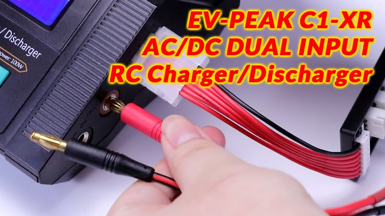 EV-PEAK C1-XR Multi Function Lithium Battery Charger RC FPV UAV DC LiPO/LiHV/NiMH/NiCd/Pb#rc