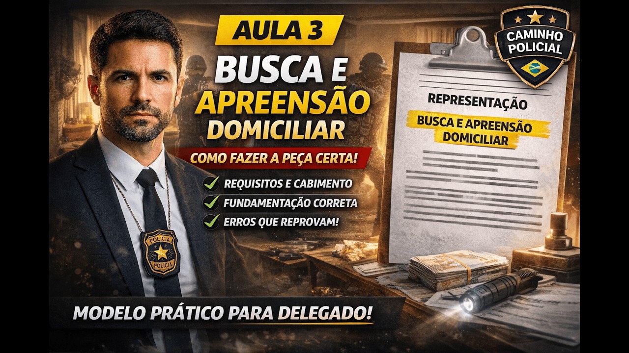 Laboratório de Peças Práticas - Aula 03 - Busca e Apreensão Domiciliar