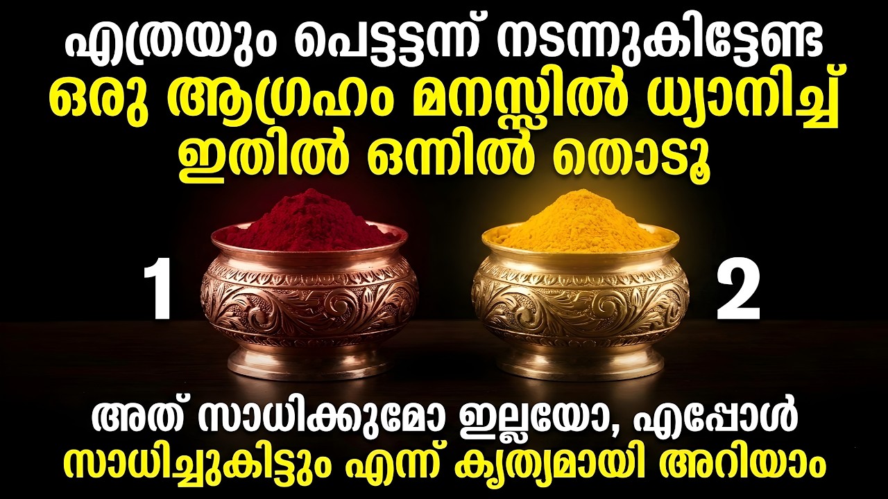 ആഗ്രഹം പറഞ്ഞ് ഒന്നിൽ തൊടൂ.. ജീവിതഗതി അറിയാം l Thodukuri Sastram Malayalam Jyothisham Kerala Vasthu