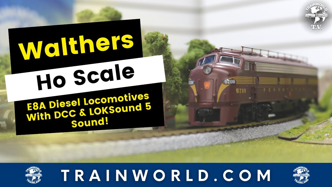 Walthers Ho Scale E8A Diesel Locomotives