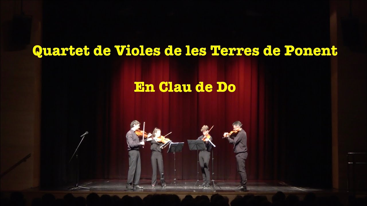QUARTET DE VIOLES DE LES TERRES DE PONENT