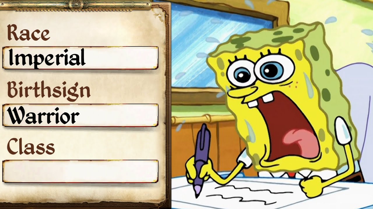 trying to come up with a new Elder Scrolls character build