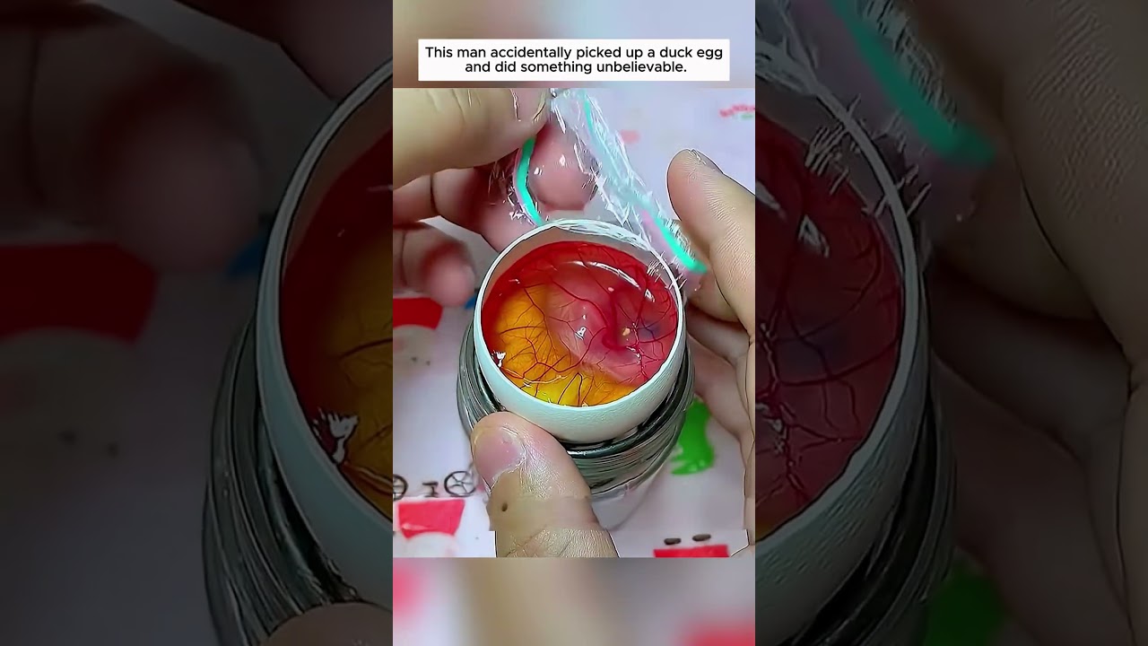 This man accidentally picked up a duck egg and did something unbelievable.