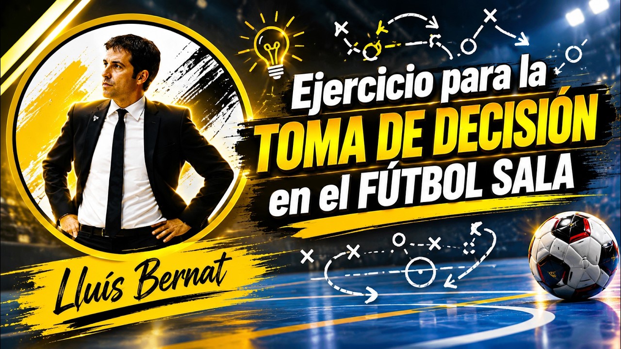 Ejercicio para mejorar la toma de decisión futsal