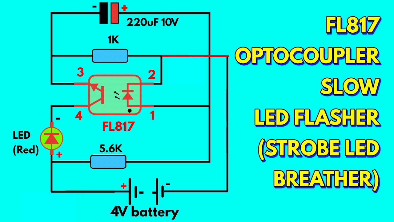 OPTOCOUPLER SLOW LED FLASHER (LED BREATHER) (1108)