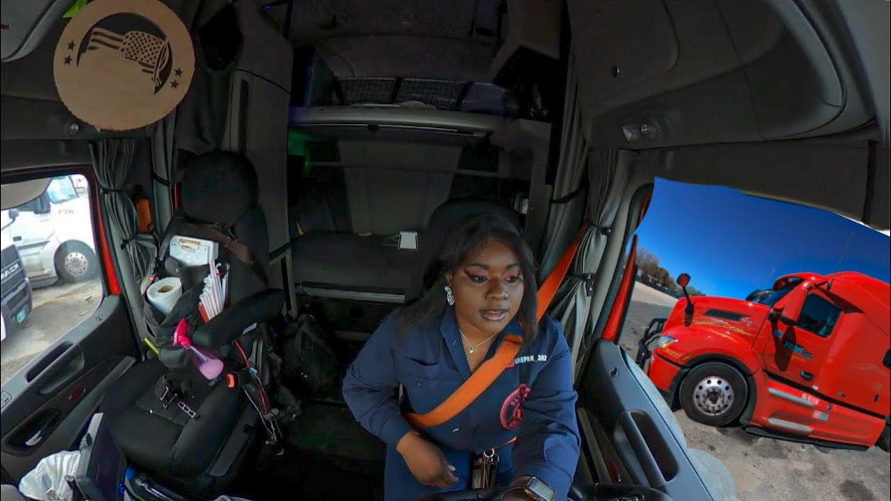 POV Delivering A Load To Jersey City During TRUCKER BOYCOTT