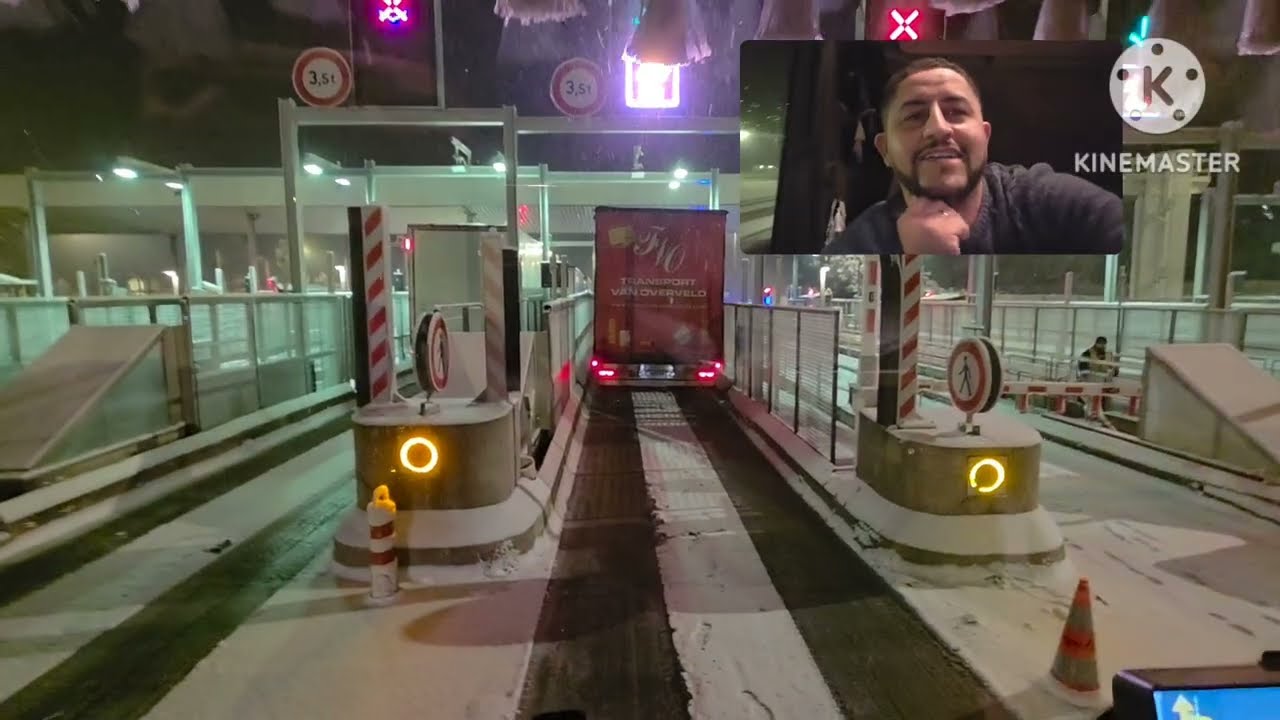 12 horas parado por causa da neve!