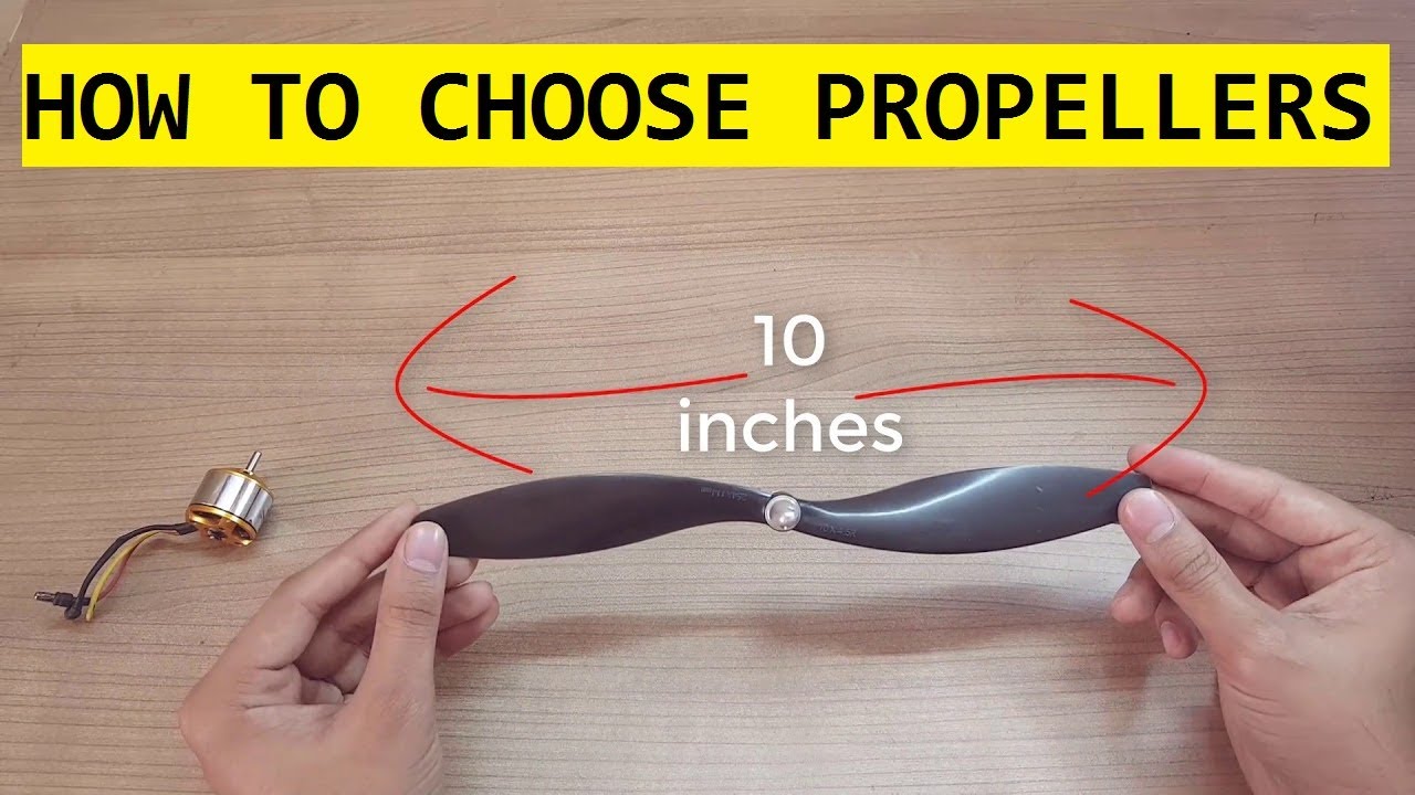 How to choose propellers for RC Planes, Drones, RC Helicopters & Balancing Propellers the Right Way