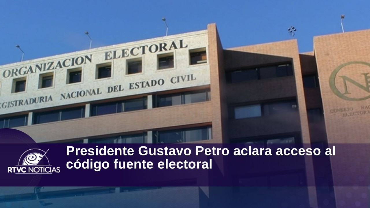 Presidente Gustavo Petro aclara acceso al código fuente electoral | RTVC Noticias