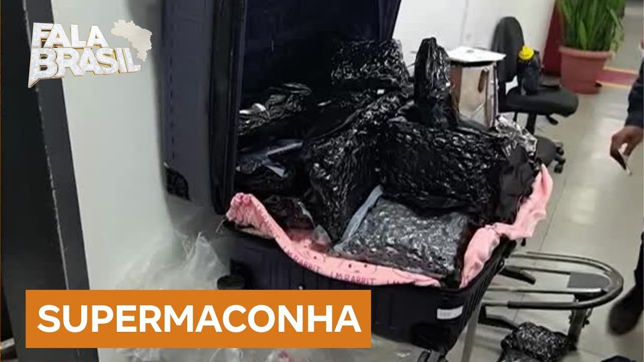 Sueca é presa no Aeroporto de Guarulhos com 41 quilos de supermaconha