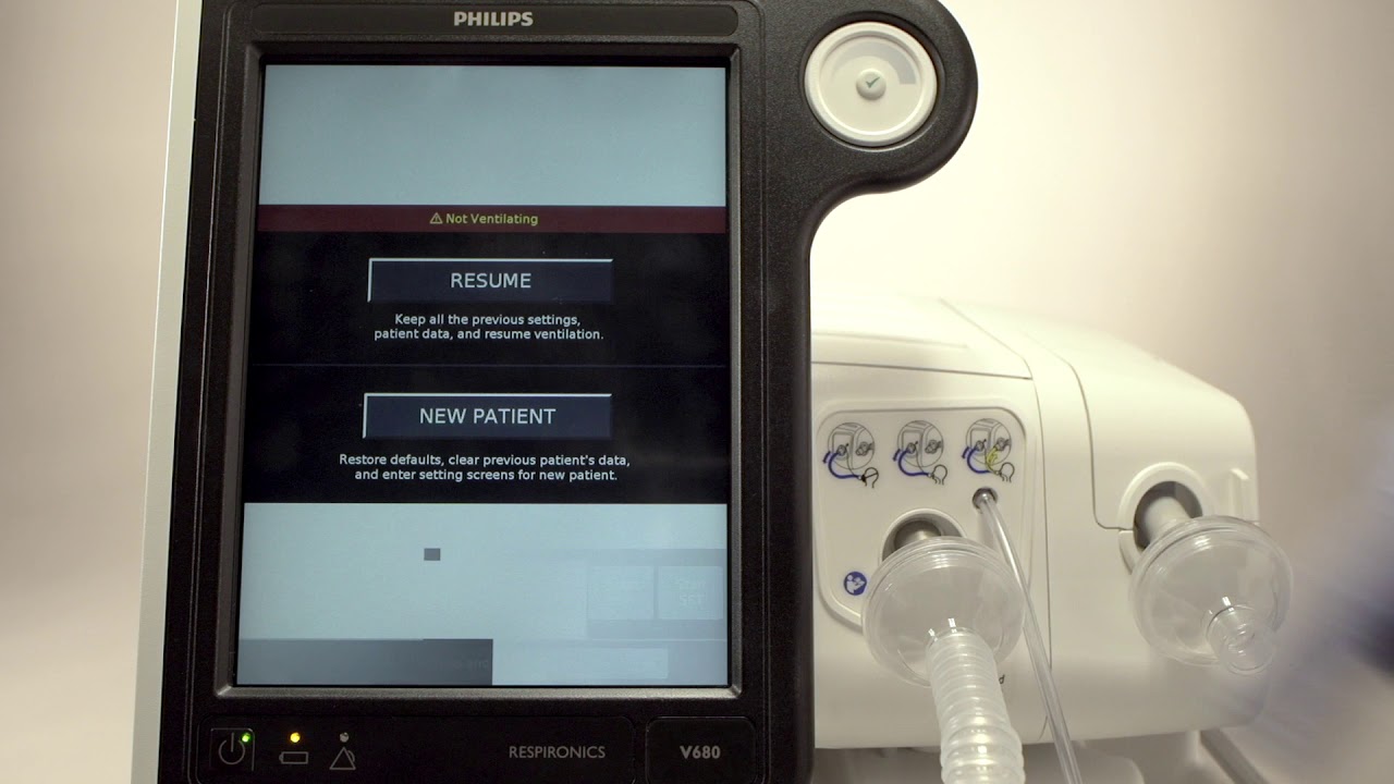 Philips Respironics V680 ventilator Chapter two: Noninvasive ventilation setup