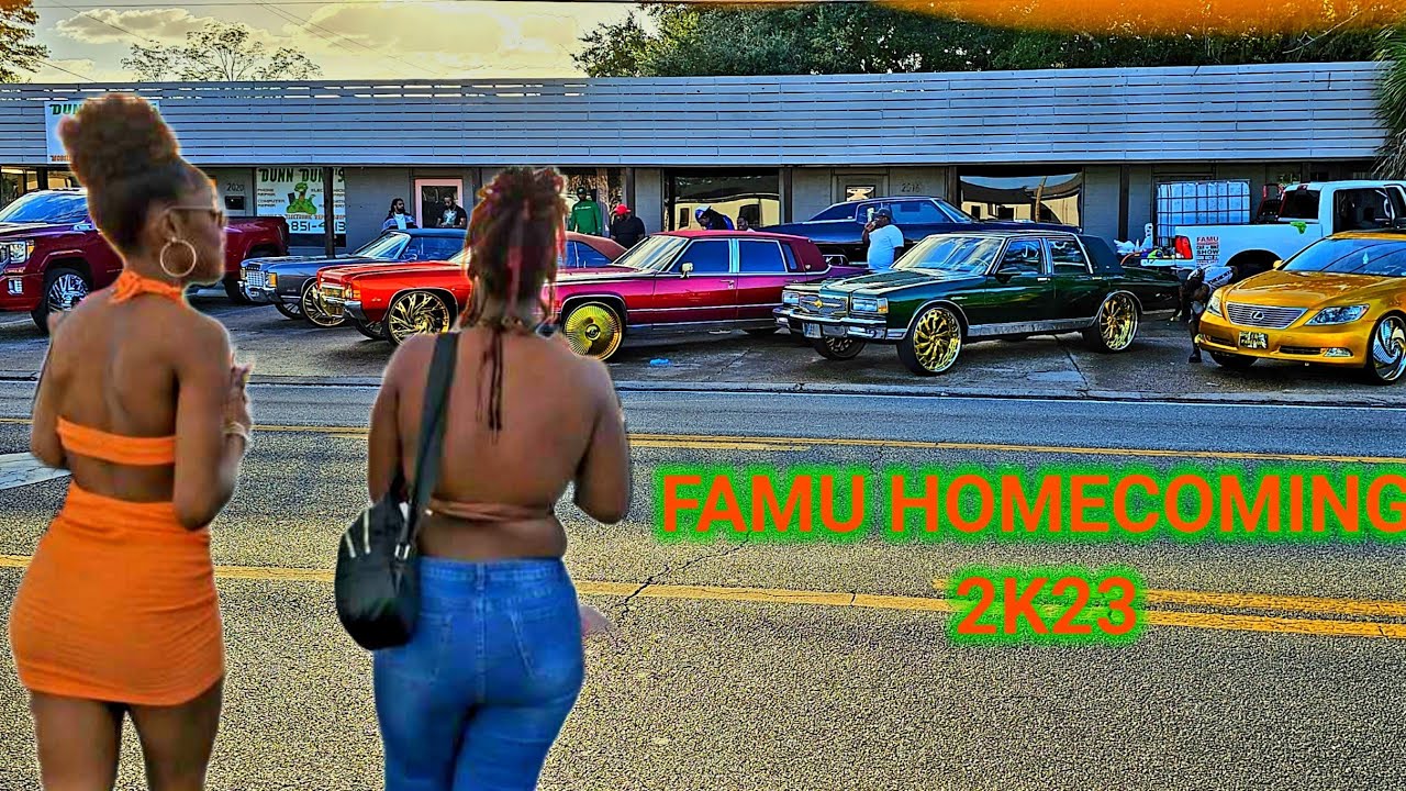 FAMU HOMECOMING 2K23 TALLAHASSEE, FL BIG RIMS  / AMAZING WHIPS / HANGOUT / CUSTOM CARS