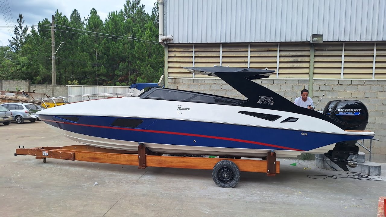 Apresentação Rossini R31K com Parelha Mercury 150hp popa 