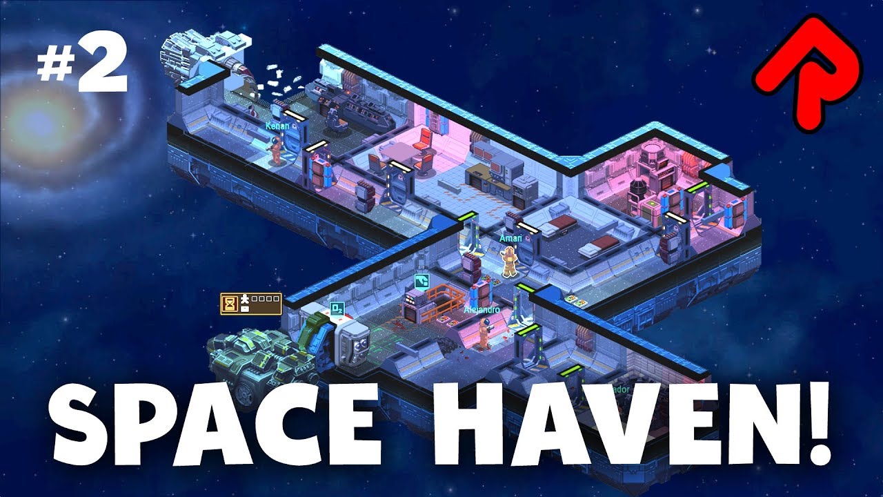 Mining Asteroids to Expand Ship! | SPACE HAVEN gameplay part 2 | ALPHA SOUP