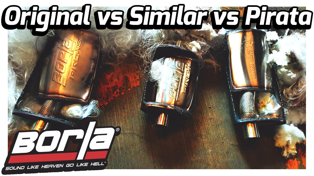 Original vs Similar Vs Pirata | Escape Borla | Autoboutique 1/4 de Milla
