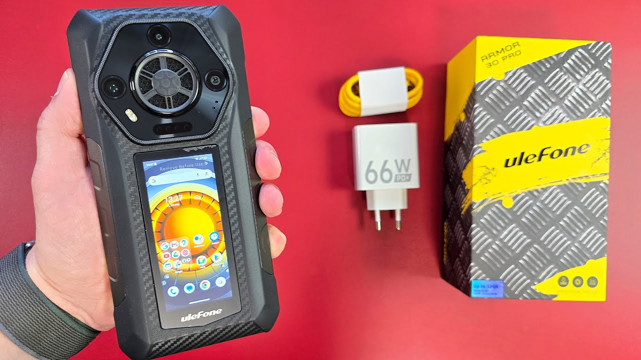 Ulefone Armor 30 Pro 2 экрана и динамик как у колонки!