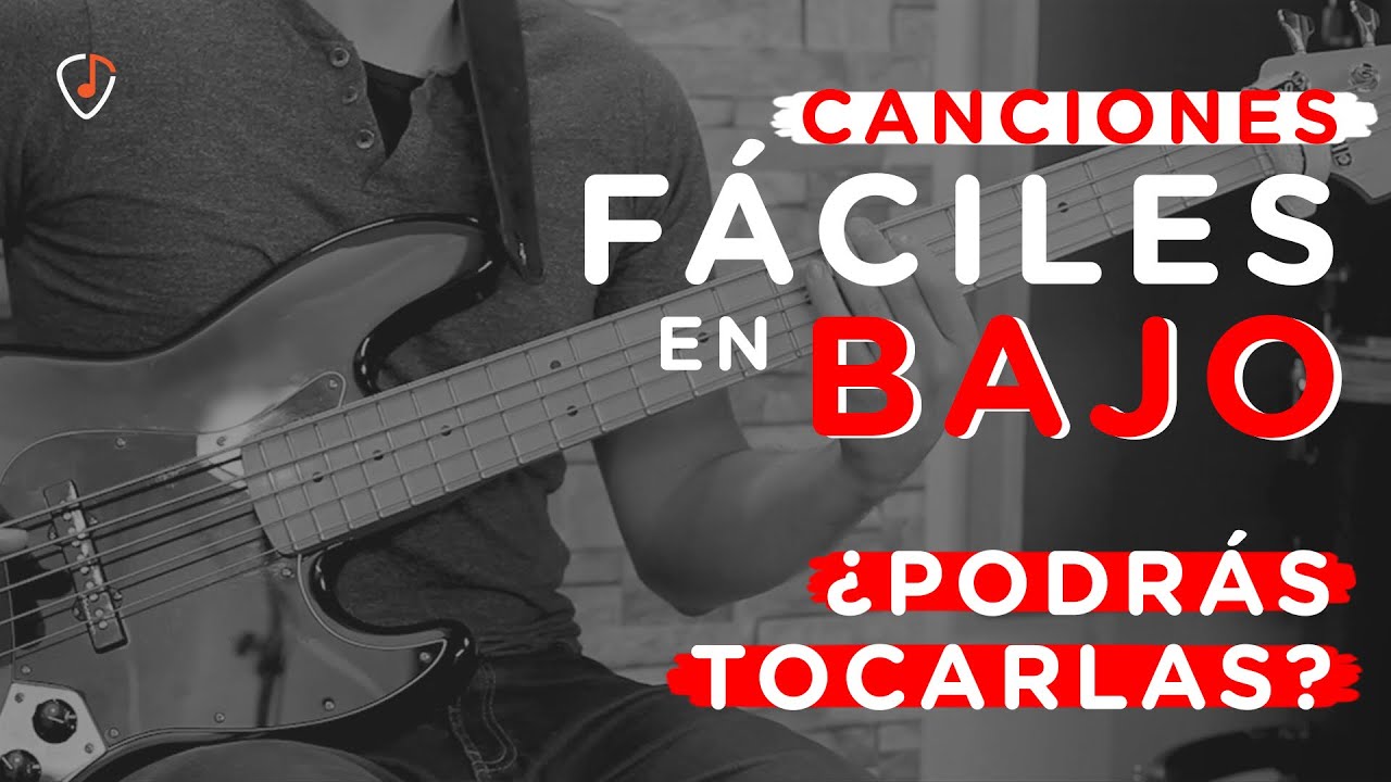 Las 7 Canciones MÁS FÁCILES EN EL BAJO | Ideal para Principiantes