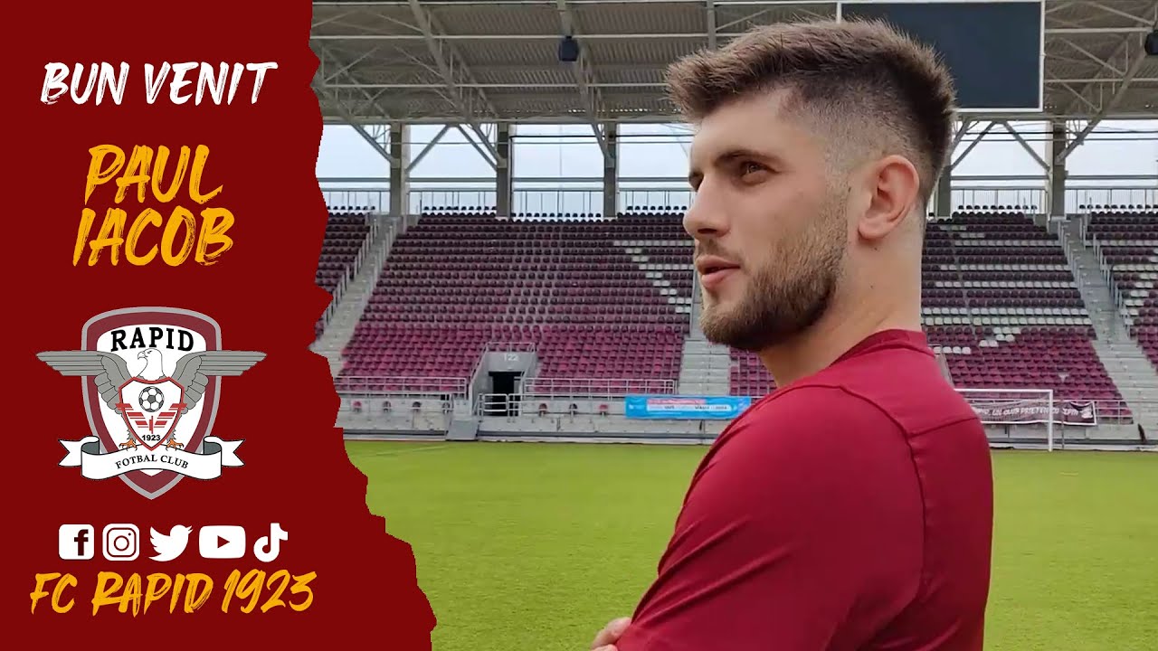 Paul Iacob | Primele cuvinte in tricoul Rapidului