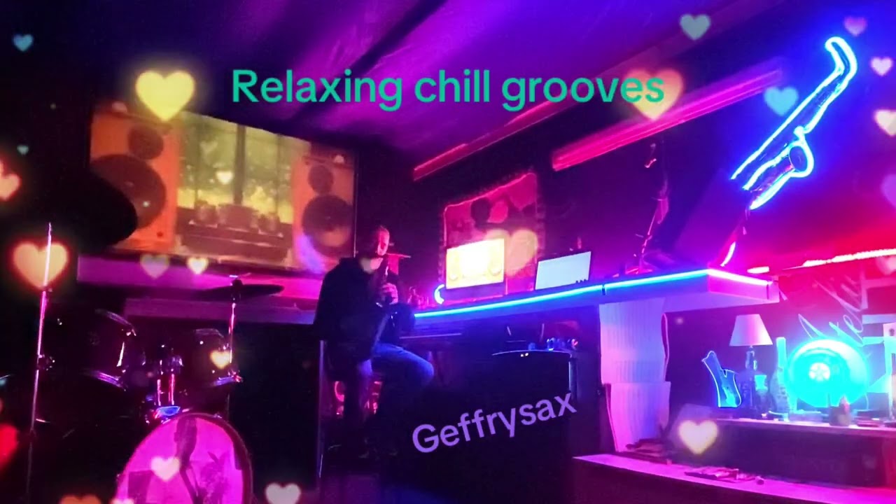 Relaxing chill grooves…🎷🎵🌹