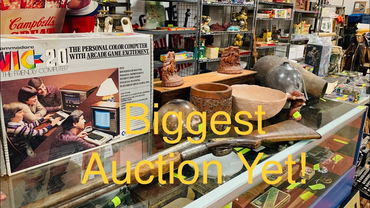 Part 8. Our Biggest auction yet! We sell off a TON of amazing items to help pay for the new build!