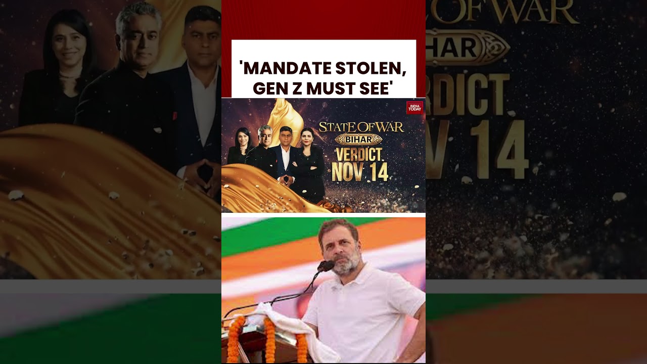 Vote Theft Row: Rahul Gandhi Accuses PM Modi, EC of Attacking Constitution #electioncommission