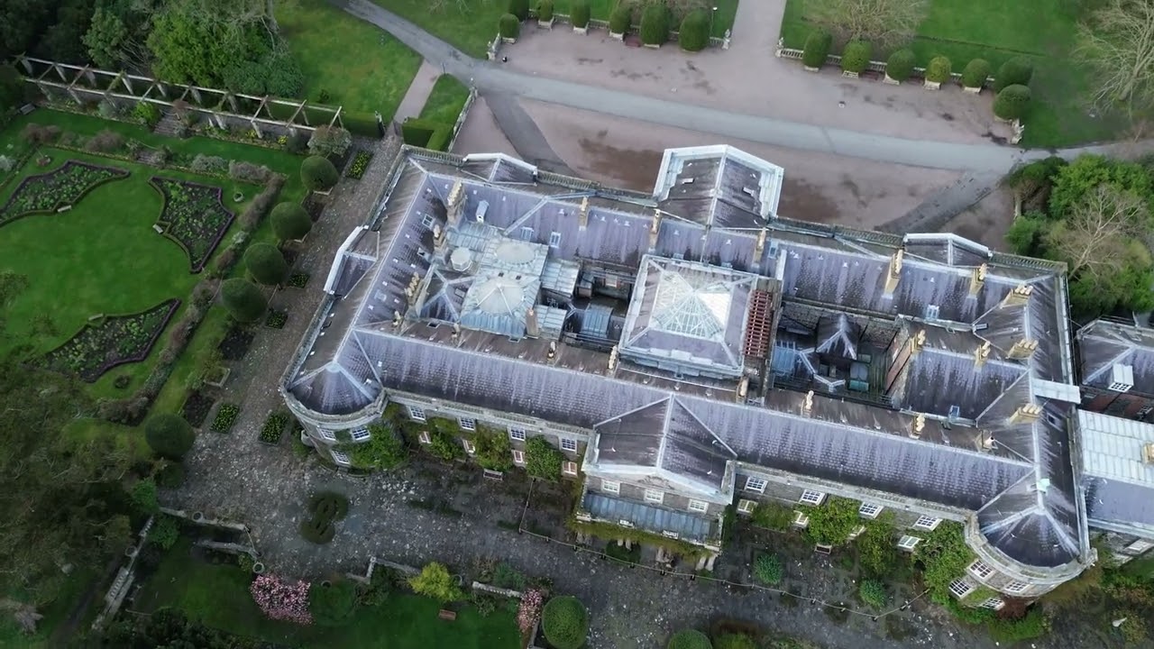 Mount Stewart National Trust Co Down Northern Ireland Drone Flight