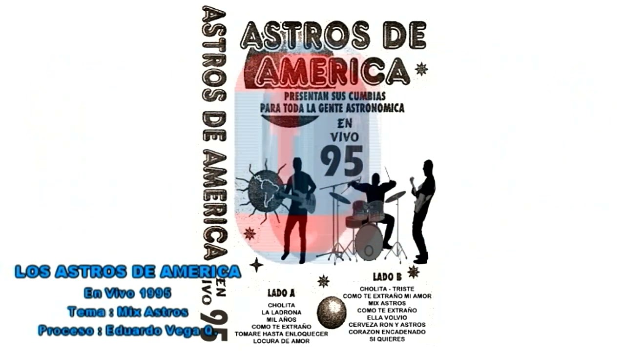 LOS ASTROS DE AMÉRICA - MIX 95 ASTROS - CANTA JOSE LUIS CALDERON 