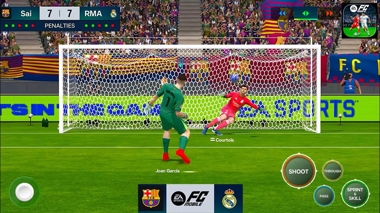 Fc Mobile Penalty Shootout #64 FC Barcelona Vs Real Madrid CF #fcmobile26