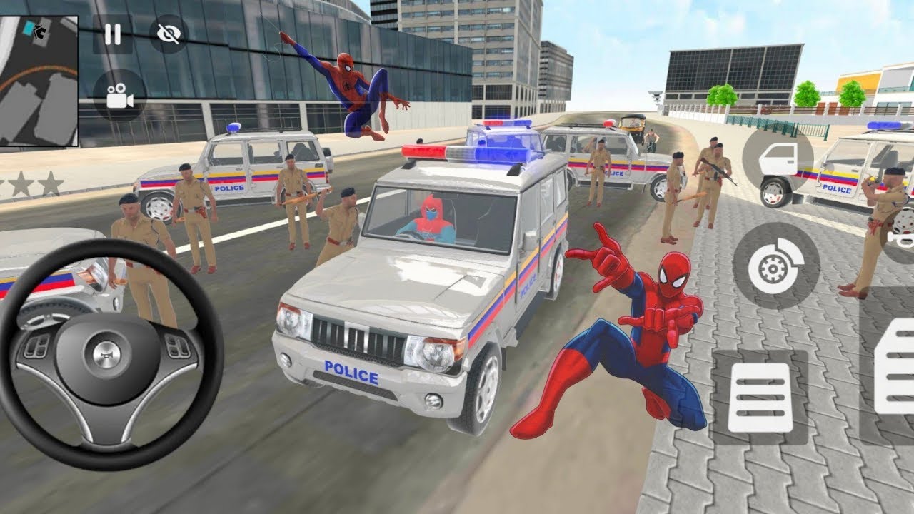 🎮Franklin order purchase 😈 Franklin Ban Gaye Spider-Man /vehicle collection/Android gameplay