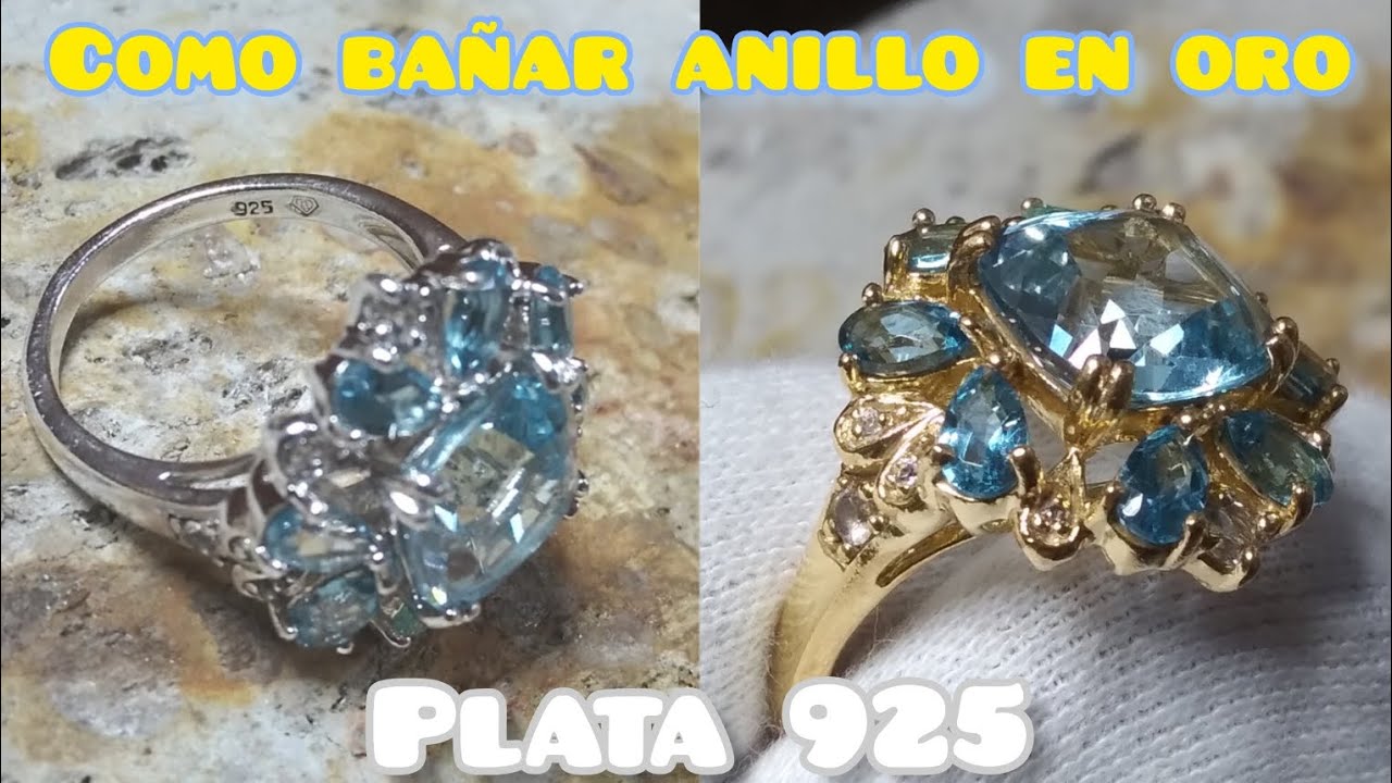 Baño de Oro a Anillo de Plata