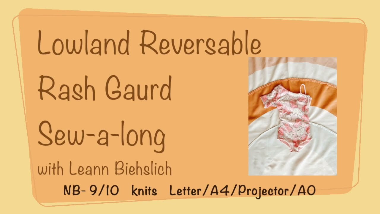 Lowland Swim Rash guard Tutorial