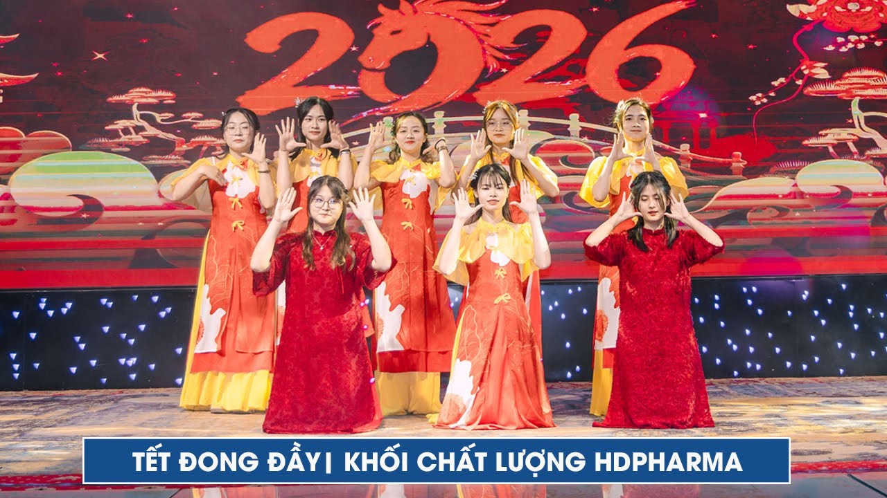 TIẾT MỤC HÁT & NHẢY TẬP THỂ: TẾT ĐONG ĐẦY | YEAR END PARTY 2025 HDPHARMA