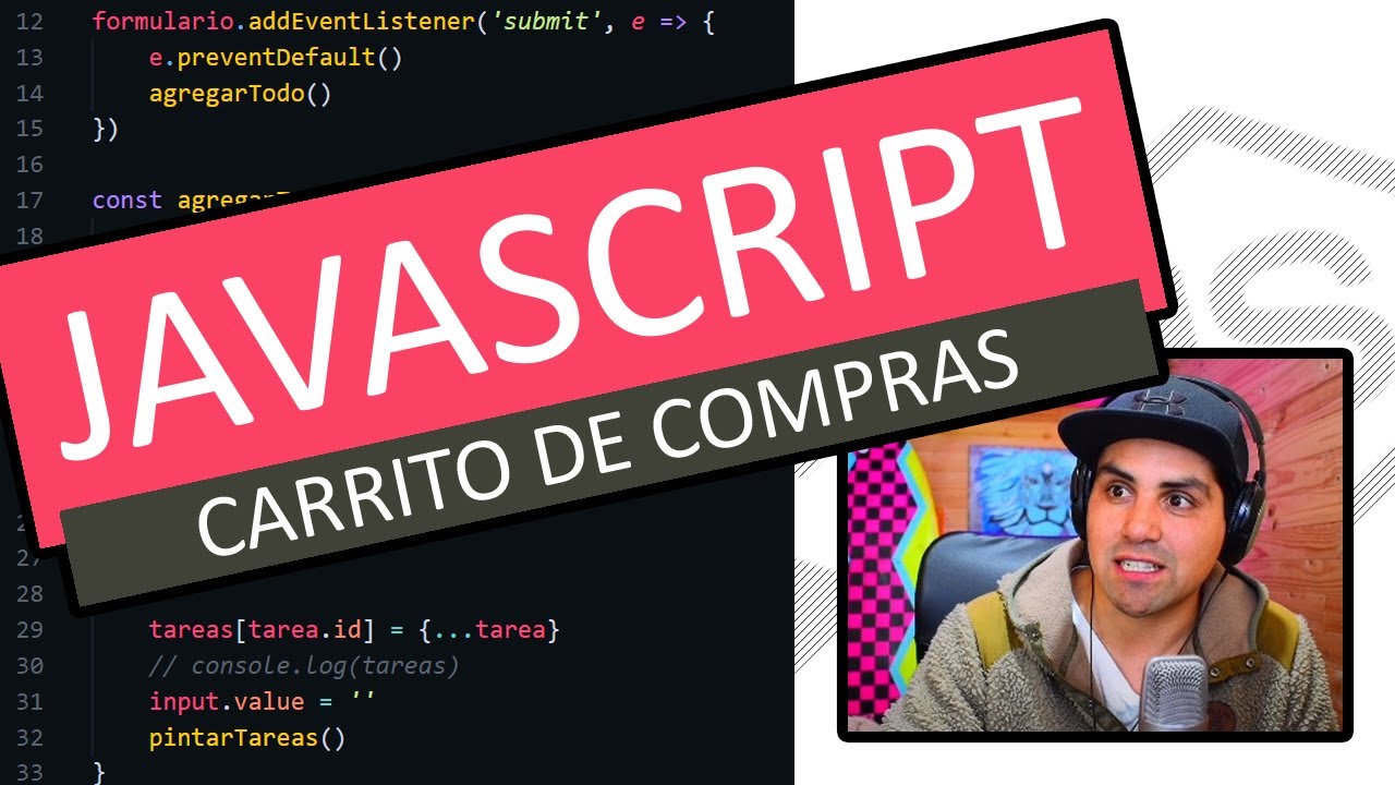 Carrito de compras - Vanilla JavaScript y template HTML