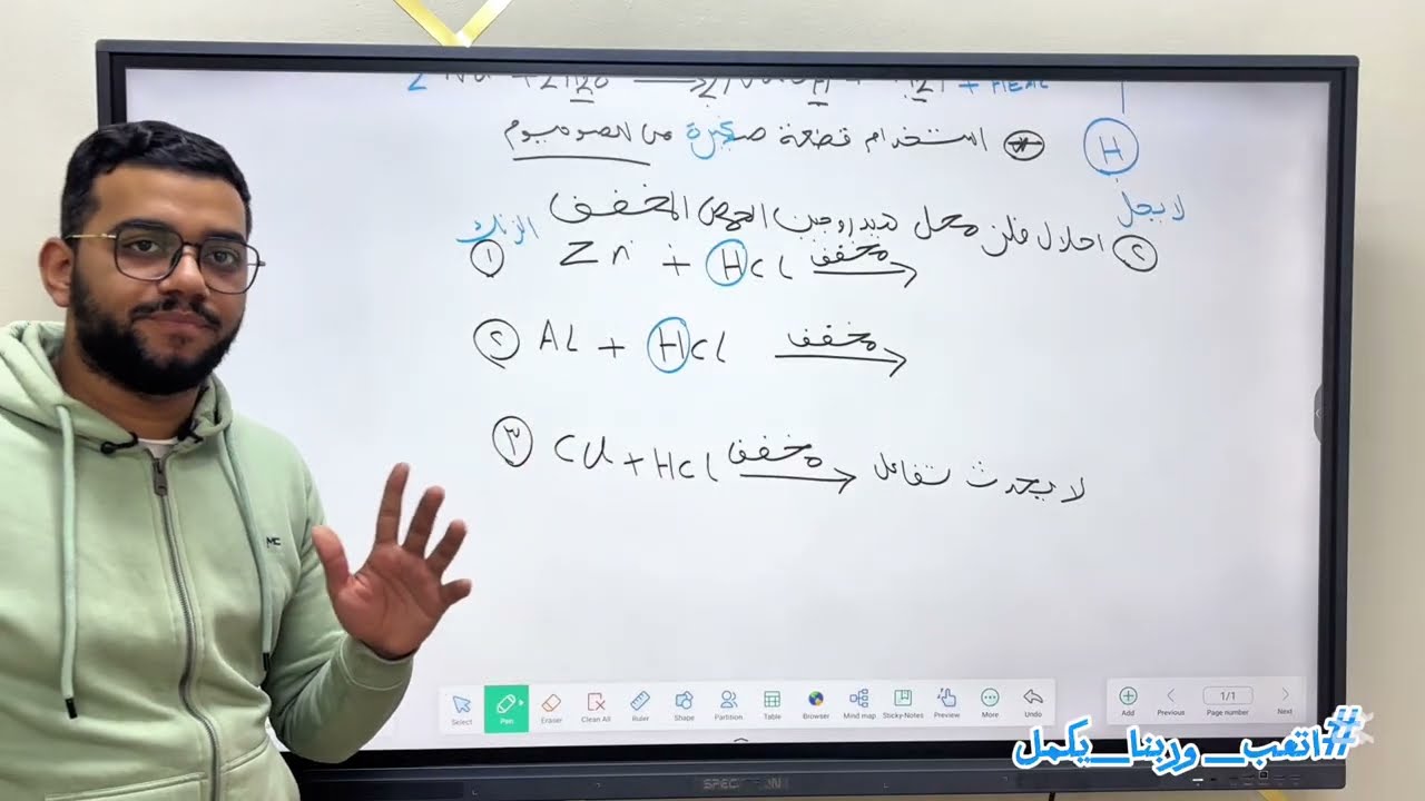 التفاعلات الكيميائية .. الدرس الاول 👌🔥