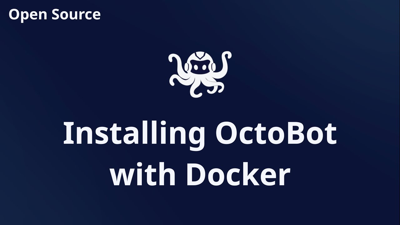 Install OctoBot with Docker
