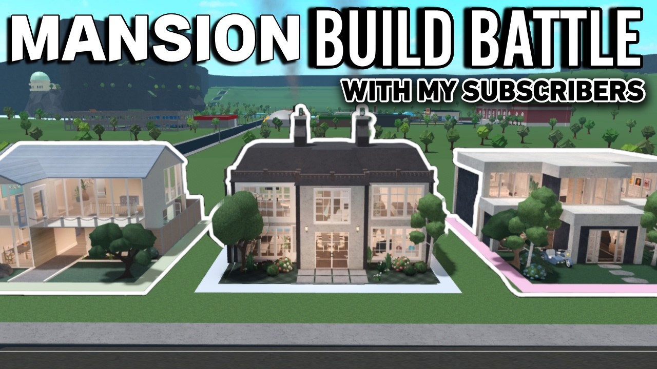 $750K MANSION BUILD BATTLE IN BLOXBURG
