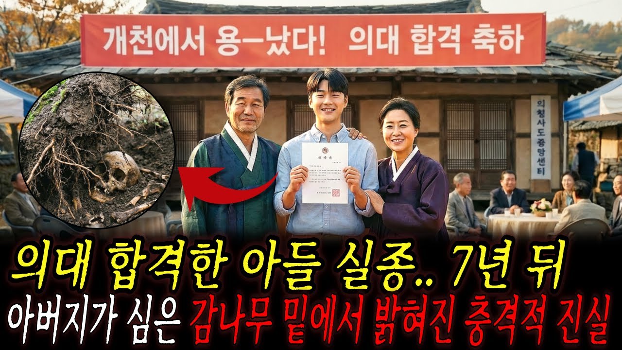 1995년 의대 합격한 아들의 실종, 7년 뒤 마당 한구석, 아버지가 직접 심었던 감나무 뿌리 밑에서 백골로 발견된 아들