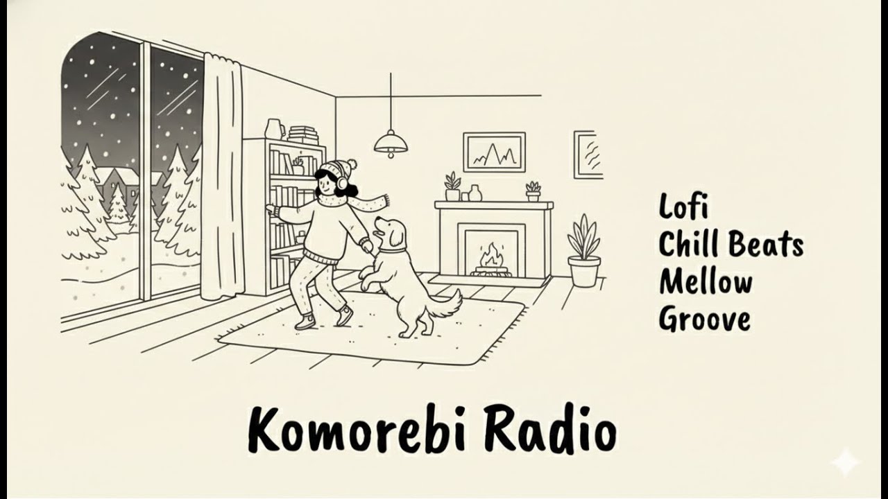 [ Playlist ]何も急がなくていい夜｜Lofi Chill BGM for Cozy Winter Evenings