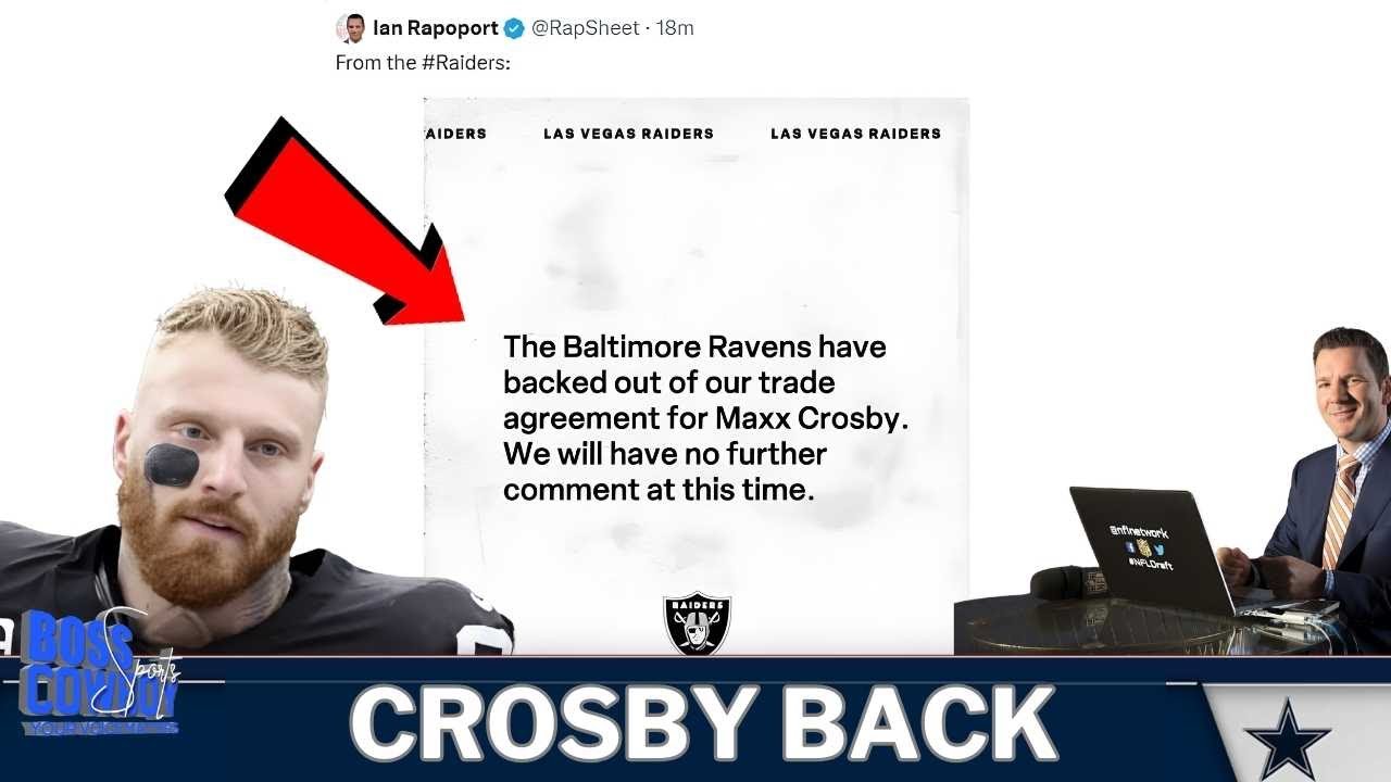 🚨 BREAKING: Ravens Back Out of Maxx Crosby Trade — “F Them Picks” Dallas Cowboys Moment?