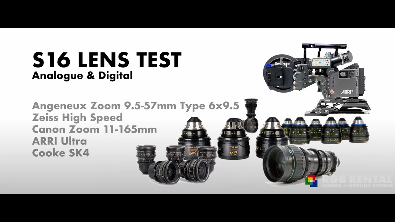 Lens Test - Super 16 (Kodak Vision3 vs. ARRI Alexa 35)
