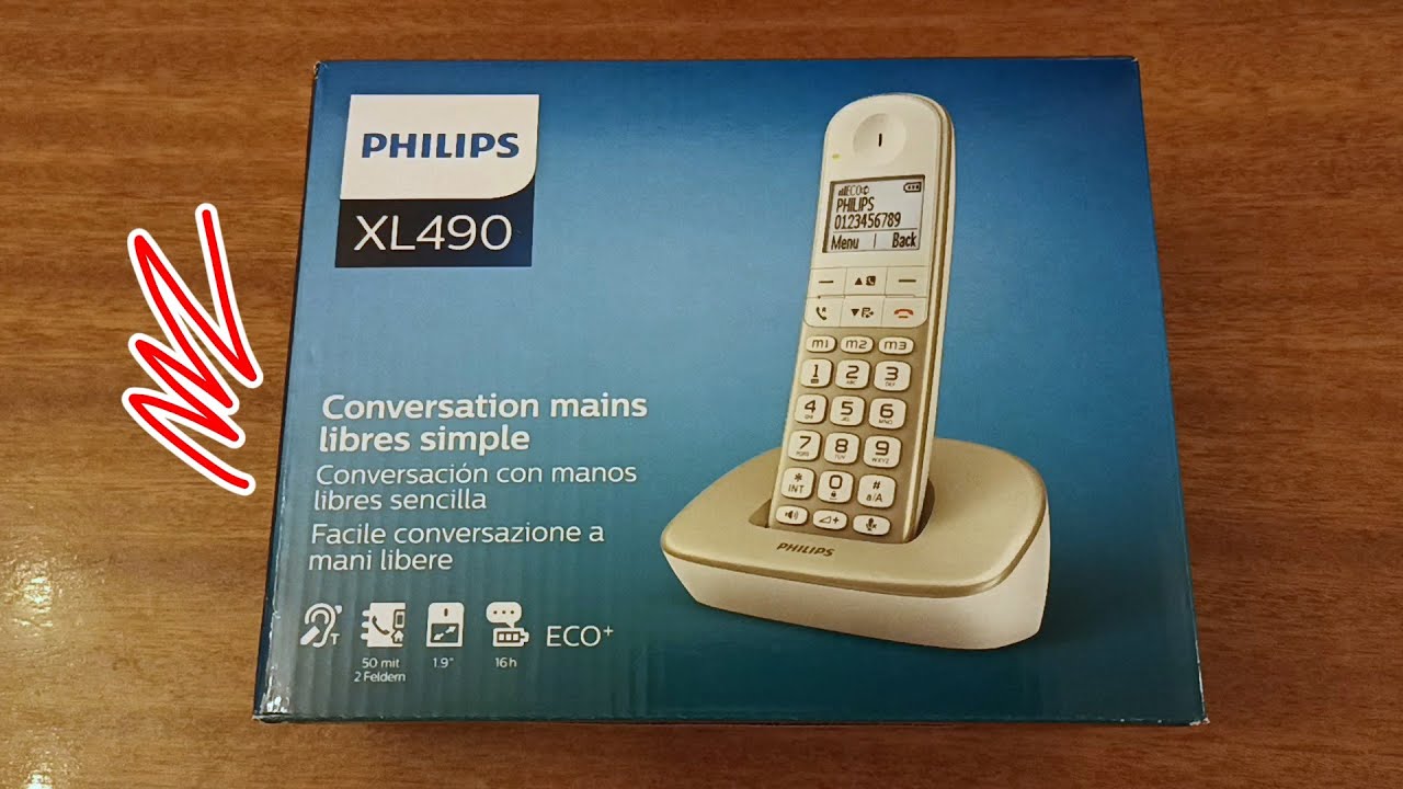 PHILIPS XL490 - Unboxing