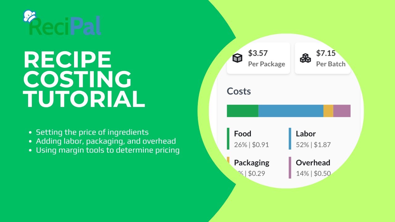Understand Your Recipe Costs