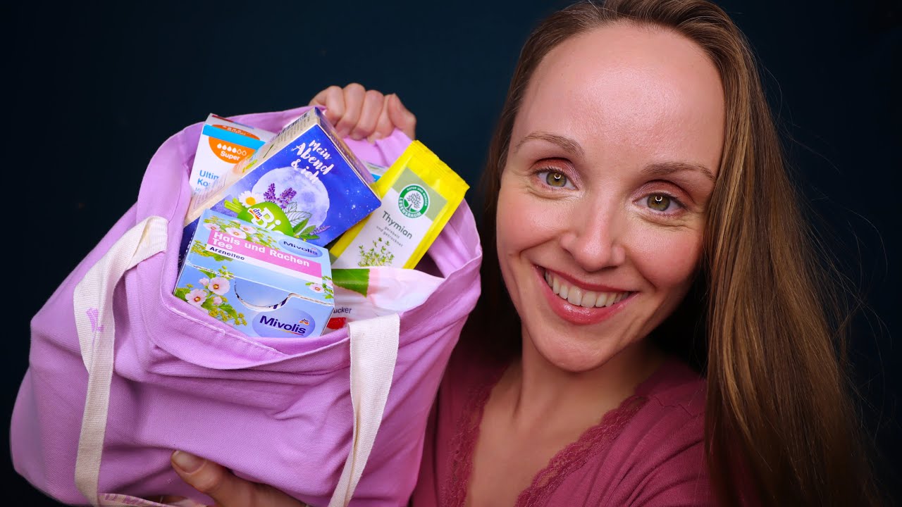 ASMR SANFT GEFLÜSTERTER DM HAUL💙❤️💛@dmDeutschland | Knistern, Tapping, Lebensmittel & Haushaltswaren
