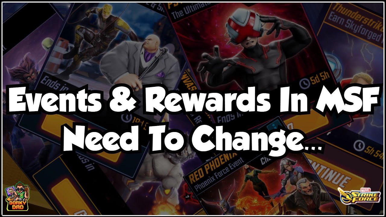 MSF's Biggest Shill Cracks! | Events , Rewards, & The Economy | Marvel Strike Force | MSF