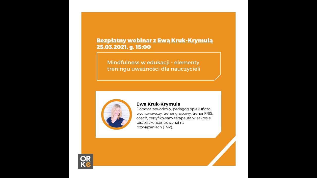 Mindfulness w edukacji  - elementy treningu uważności dla nauczycieli